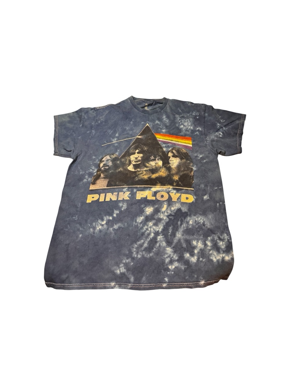 Pink Floyd "Dark Side of the Moon" acid washed t-shirt  medium